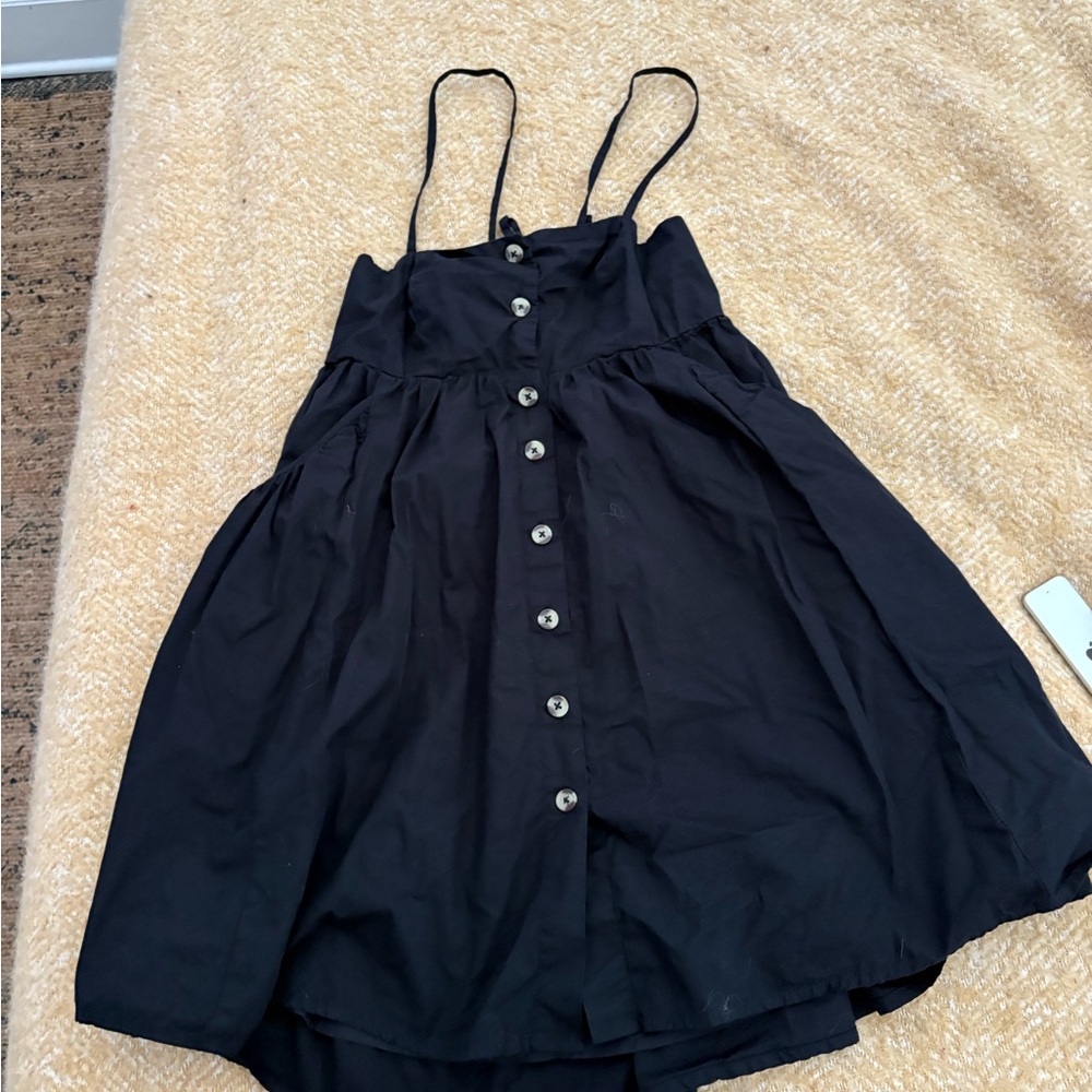 Black Button Down Dress women’s